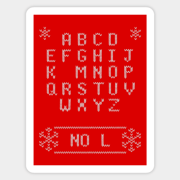 No L Noel Sticker by MBiBtYB